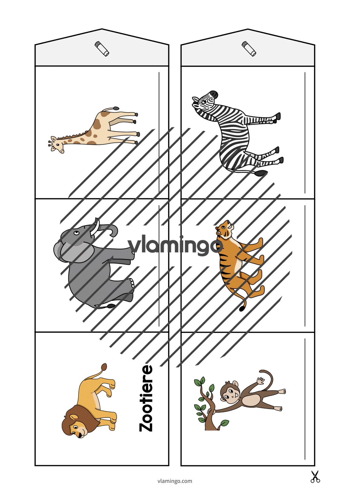 de deutsch zootiere leporello 009