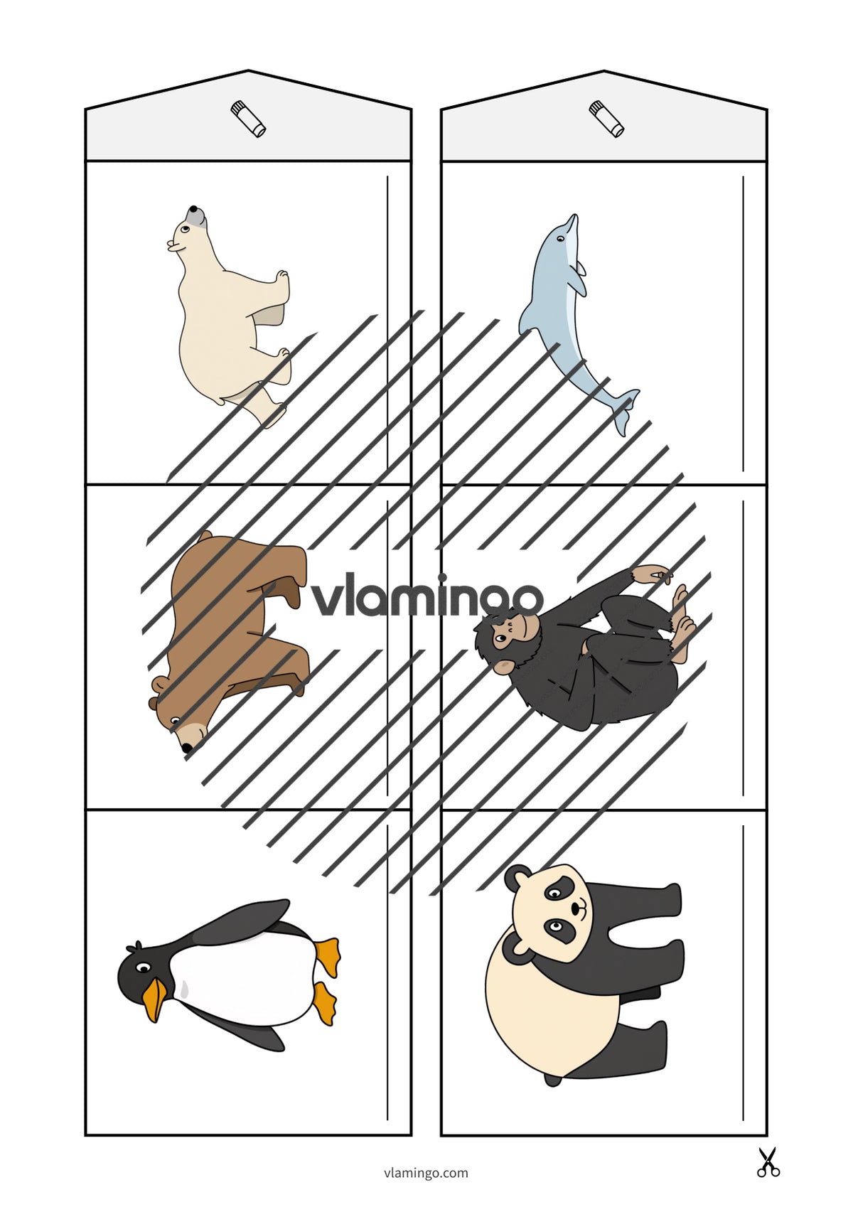 de deutsch zootiere leporello 010