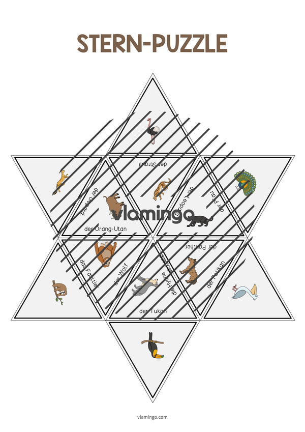 de deutsch zootiere sternpuzzle 012