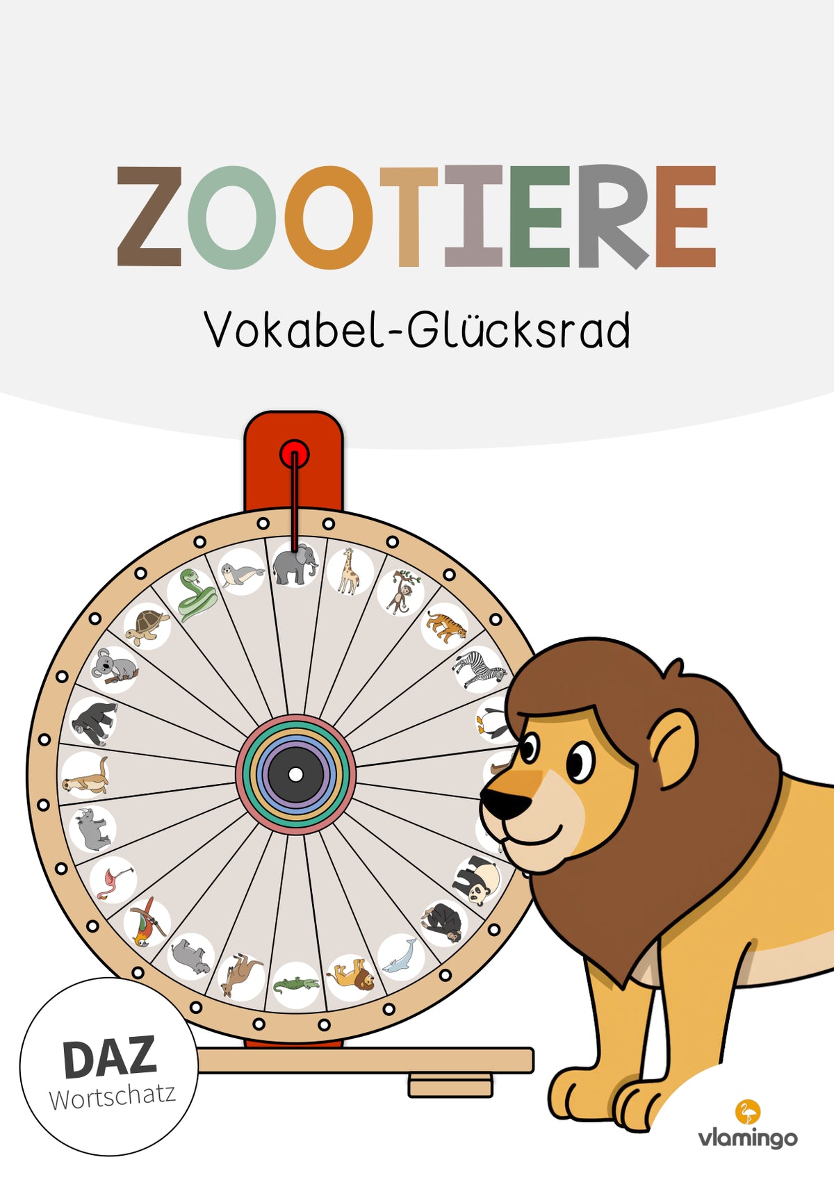 de deutsch zootiere vokabelglucksrad 001