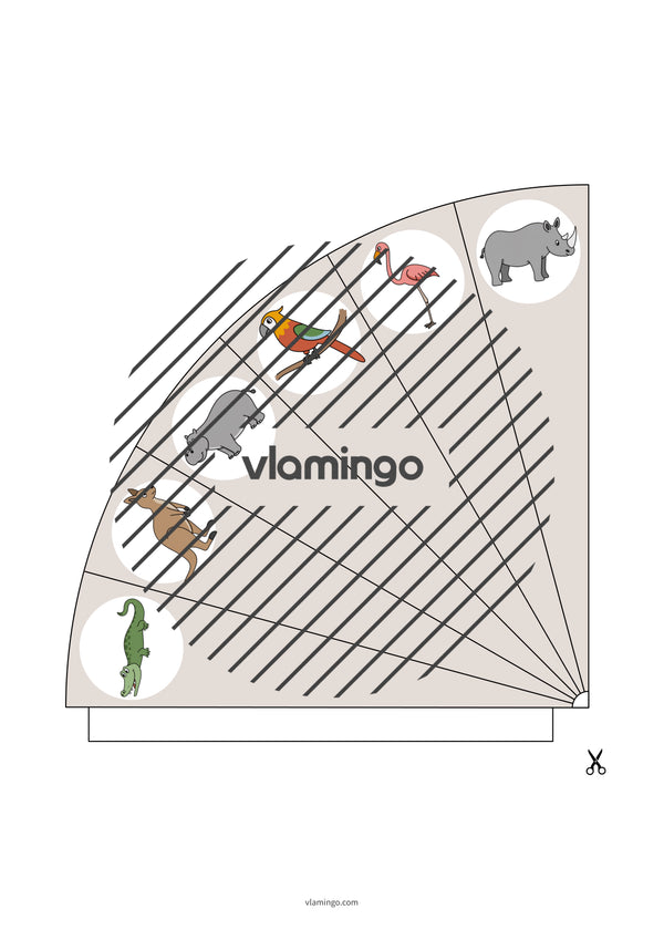 de deutsch zootiere vokabelglucksrad 007