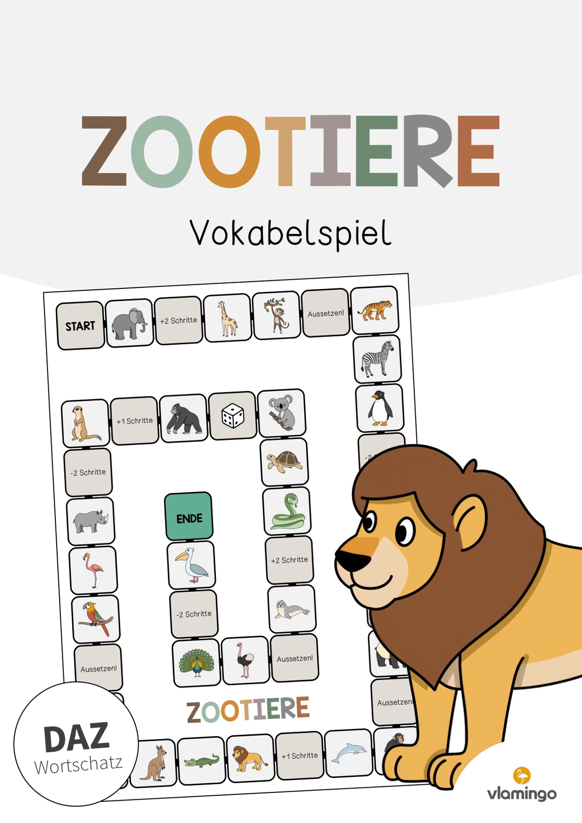 de deutsch zootiere vokabelspiel 001