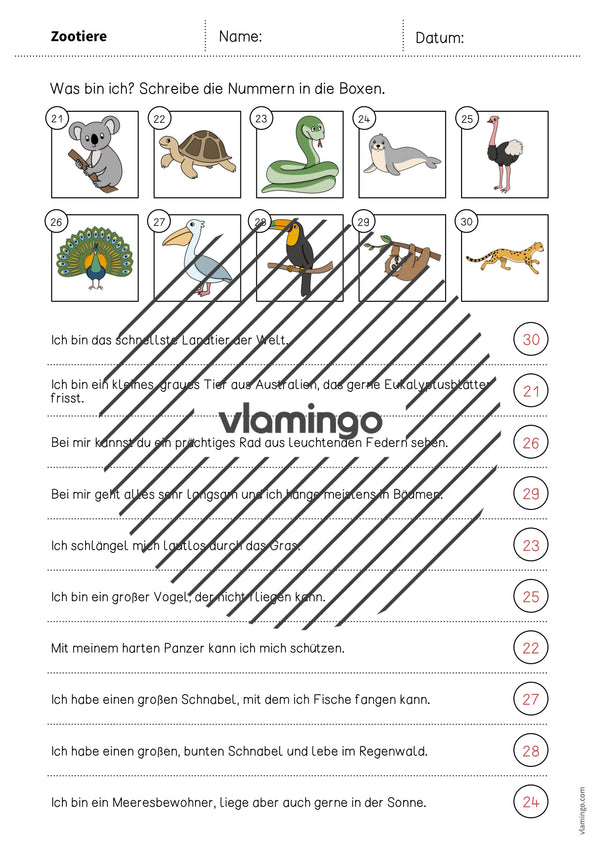 de deutsch zootiere was bin ich arbeitsblatt 009