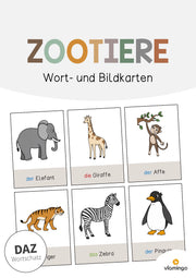 de deutsch zootiere wort und bildkarten 001