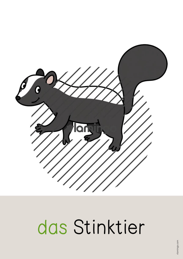 de deutsch zootiere wort und bildkarten 056