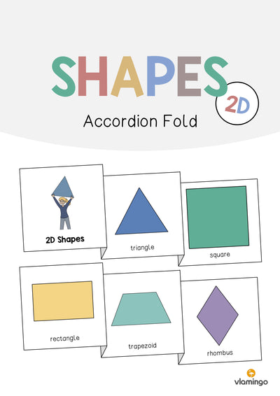 2D Shapes / 2D-Formen: Accordion Fold (Englisch)