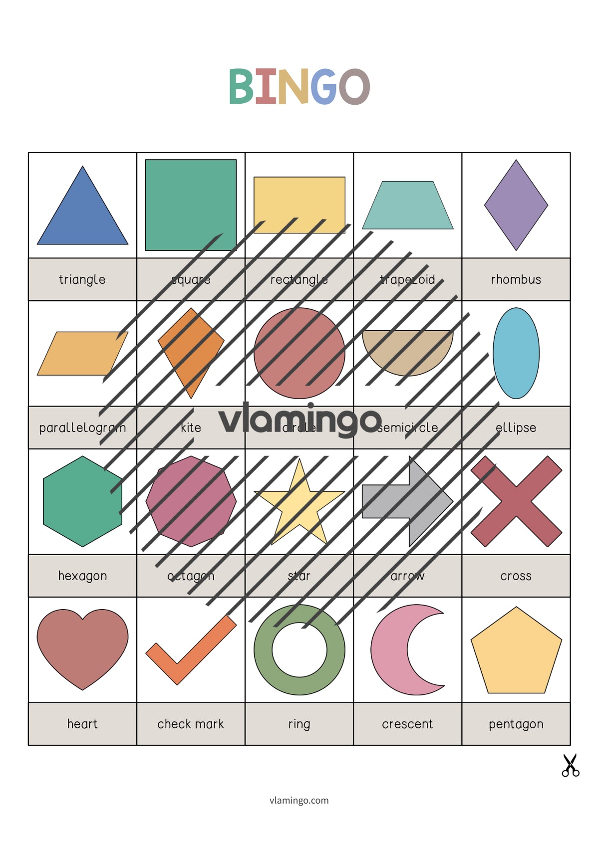 de englisch 2d shapes bingo 003