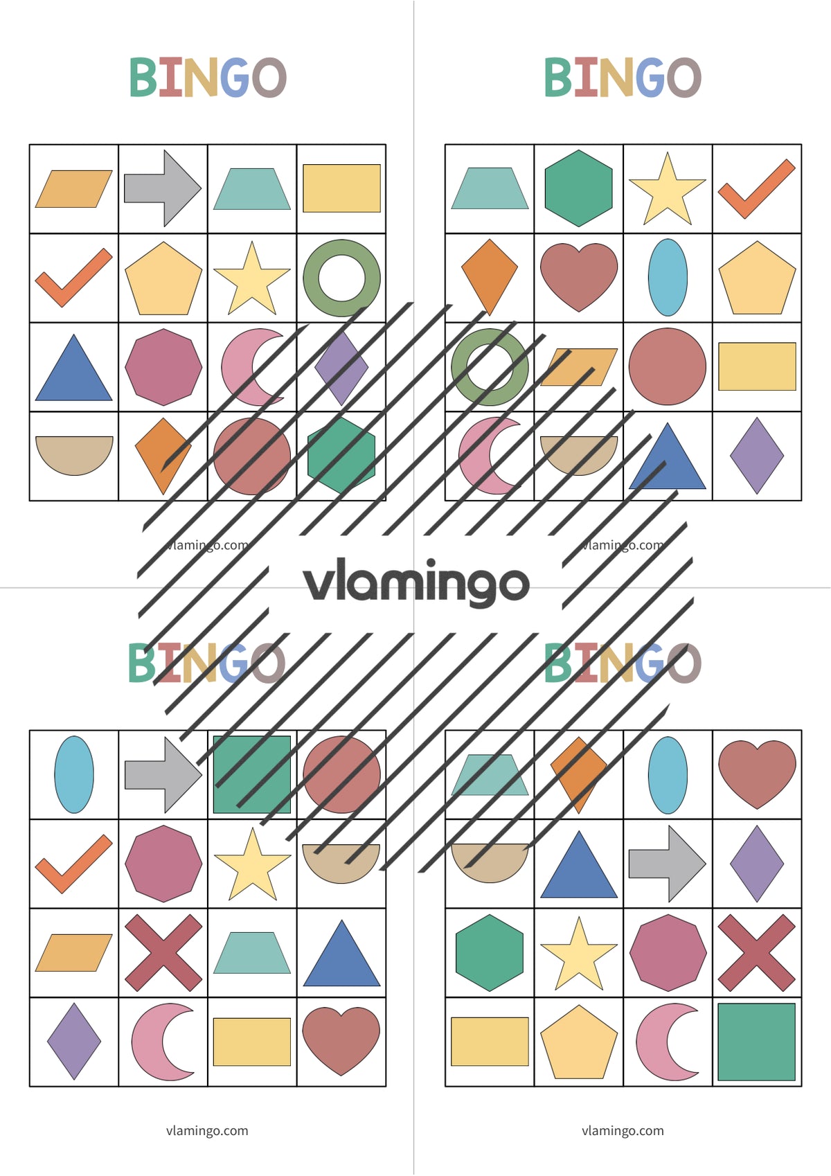 de englisch 2d shapes bingo 016