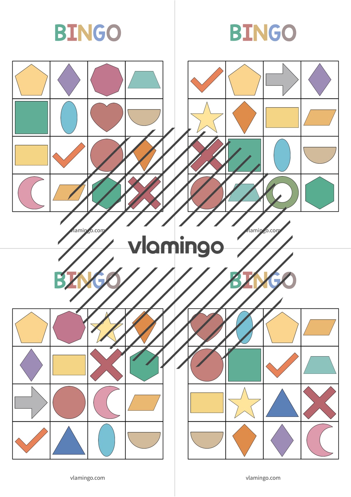 de englisch 2d shapes bingo 018