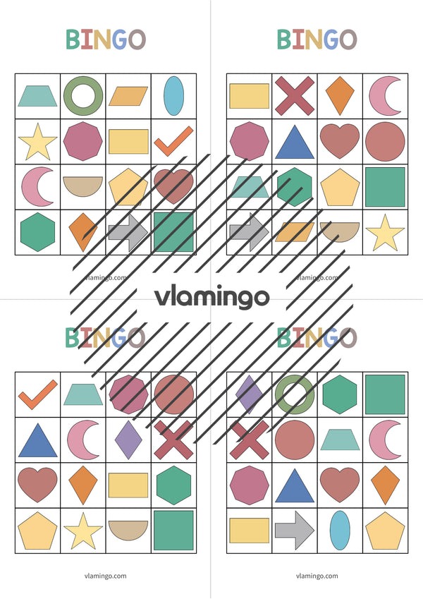 de englisch 2d shapes bingo 020