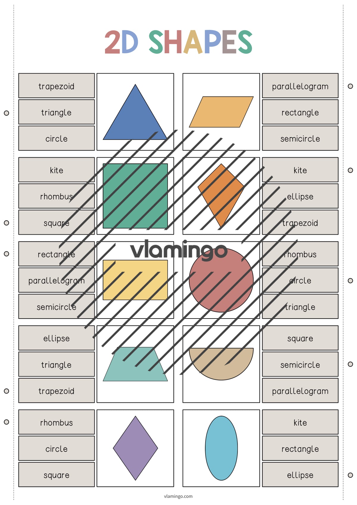 de englisch 2d shapes clip cards 003