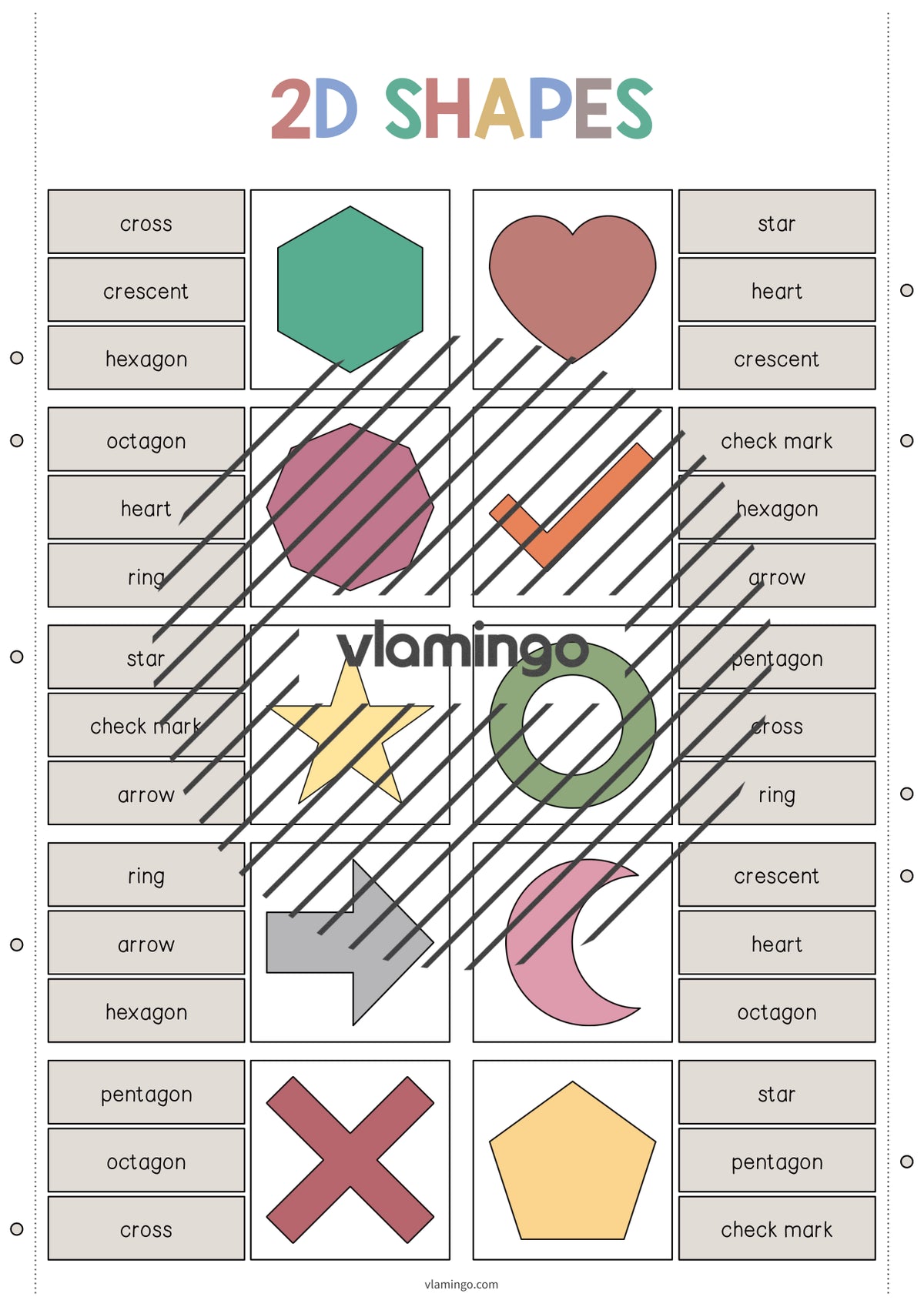 de englisch 2d shapes clip cards 004