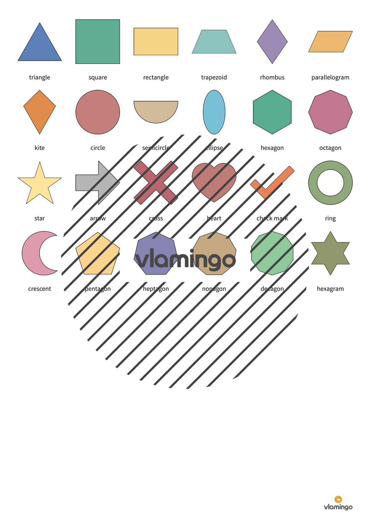 de englisch 2d shapes floppi 006