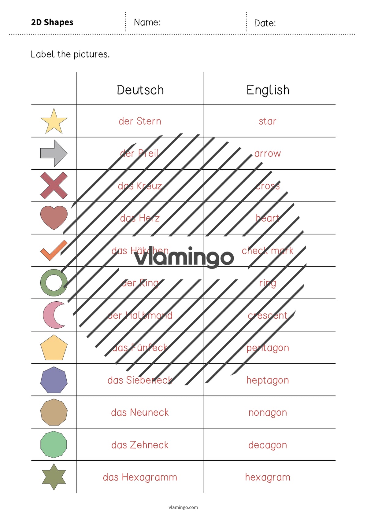 de englisch 2d shapes vocabulary worksheet 3 007