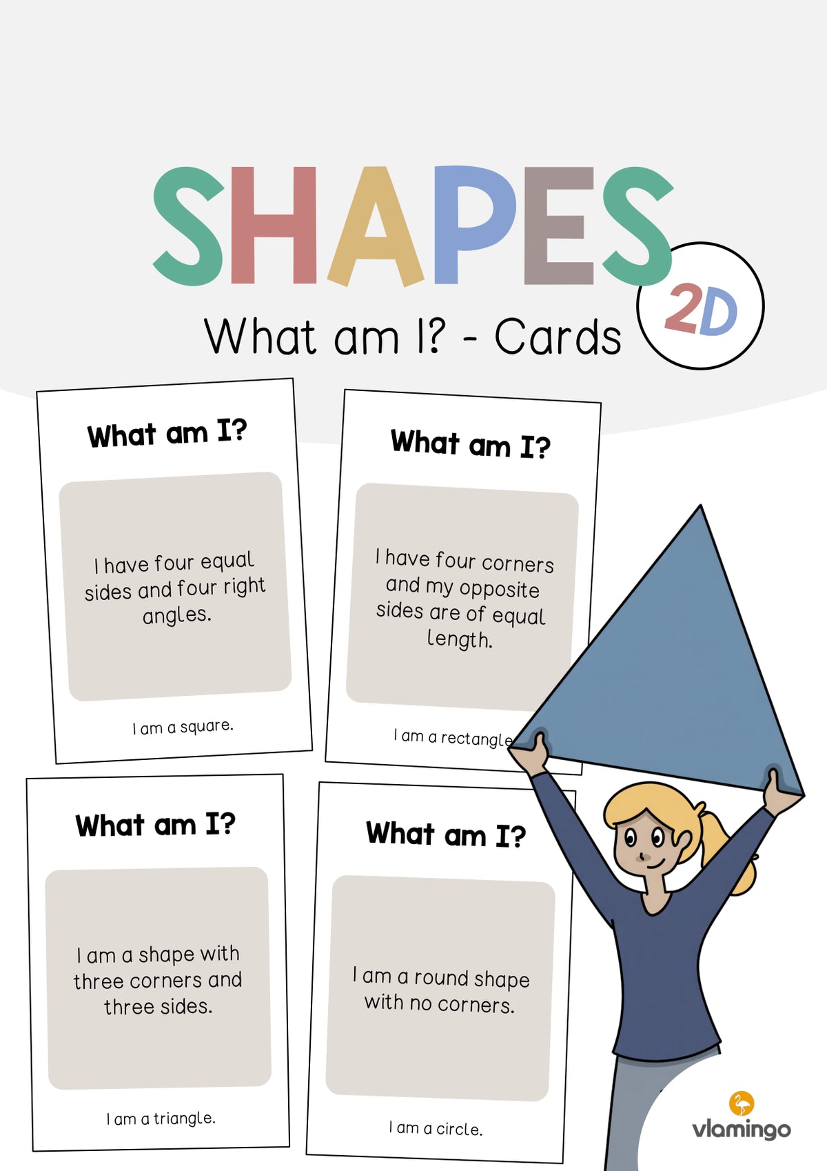 de englisch 2d shapes what am i cards 001