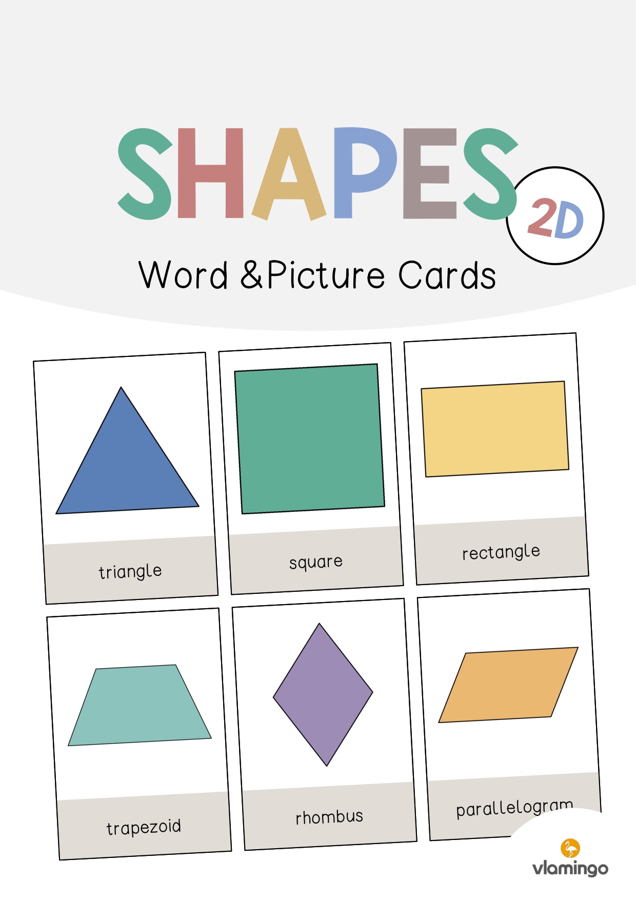 de englisch 2d shapes word and picture cards 001