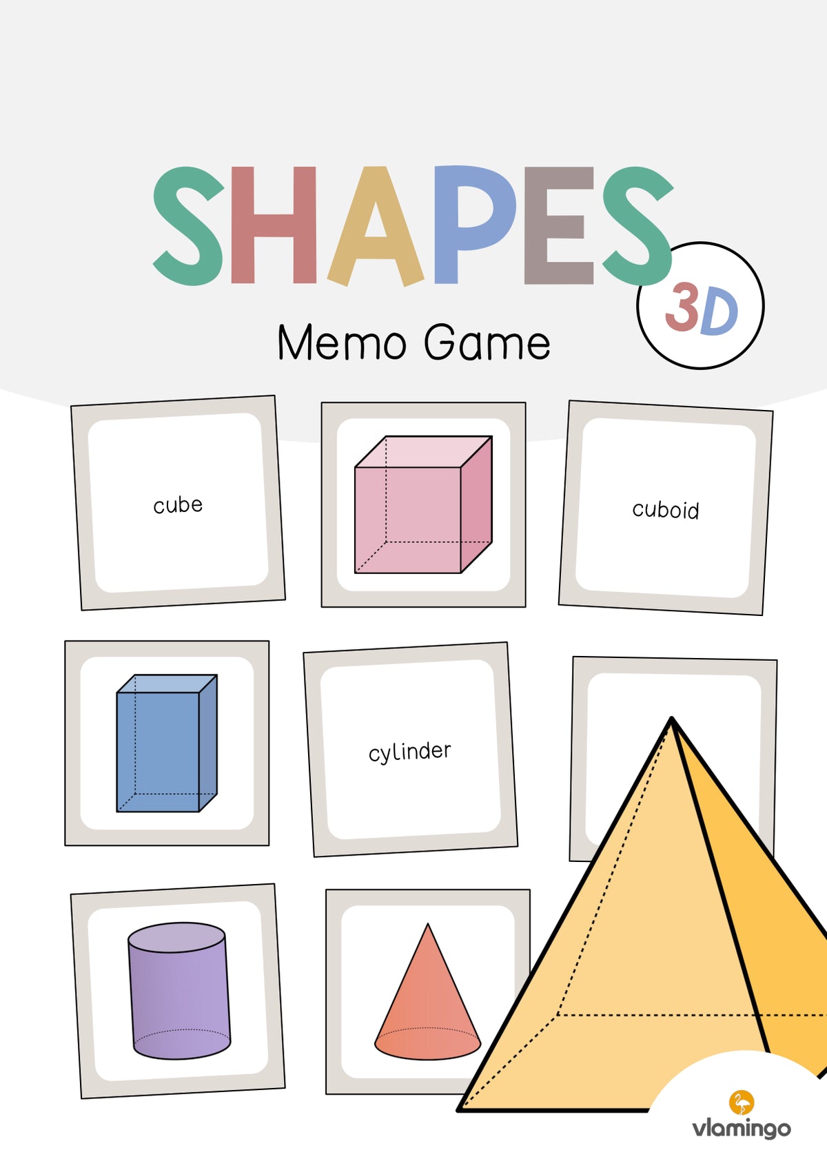 de englisch 3d shapes memo game 001