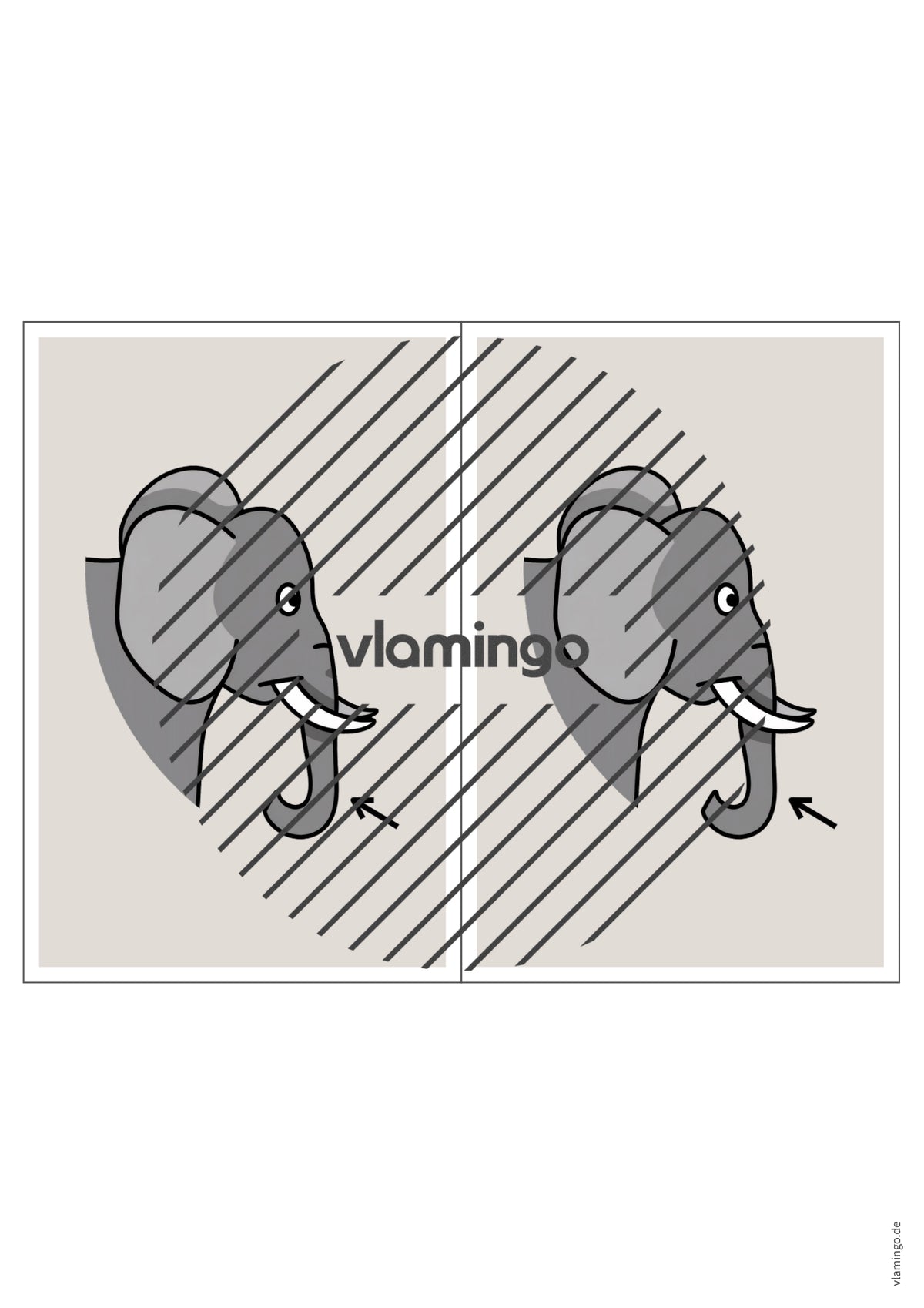 de englisch animal body parts station signs 003