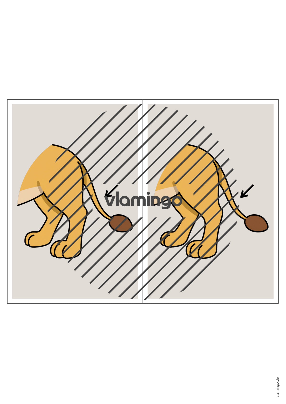 de englisch animal body parts station signs 006