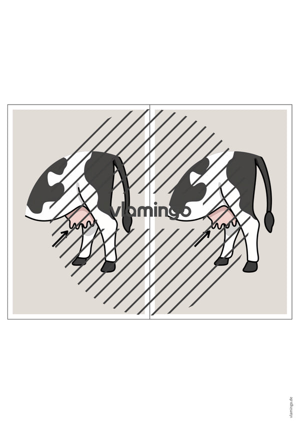 de englisch animal body parts station signs 011
