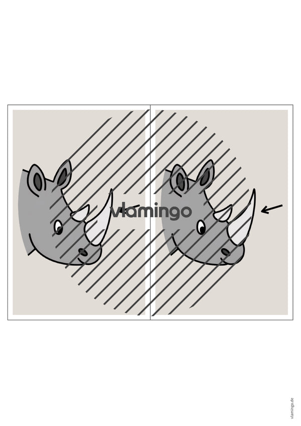 de englisch animal body parts station signs 018