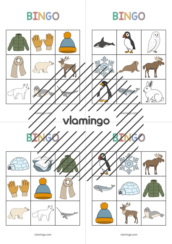 de englisch arctic antarctic bingo 006