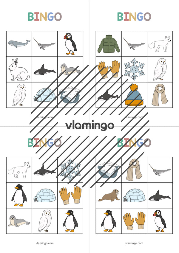 de englisch arctic antarctic bingo 008