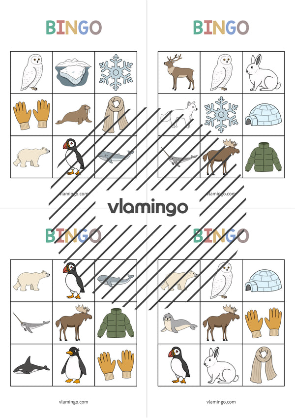 de englisch arctic antarctic bingo 009