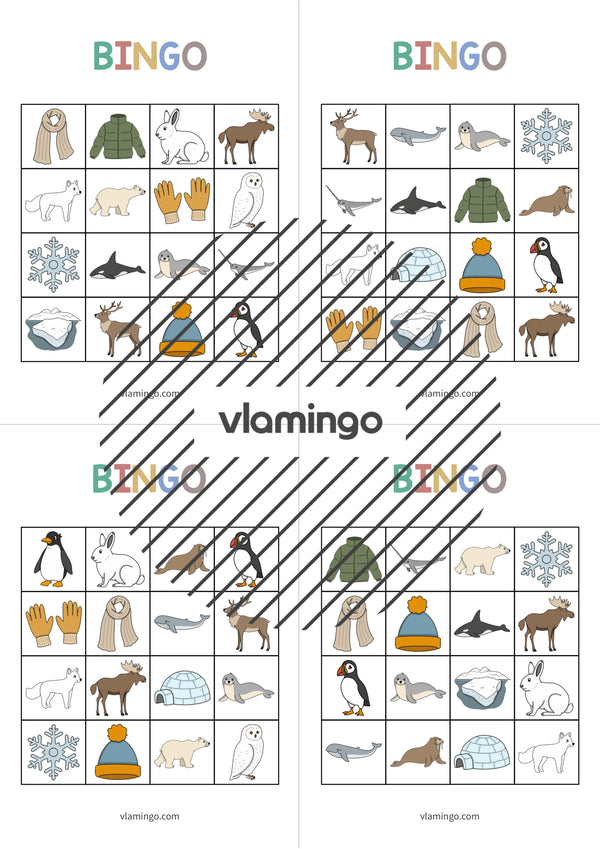 de englisch arctic antarctic bingo 014