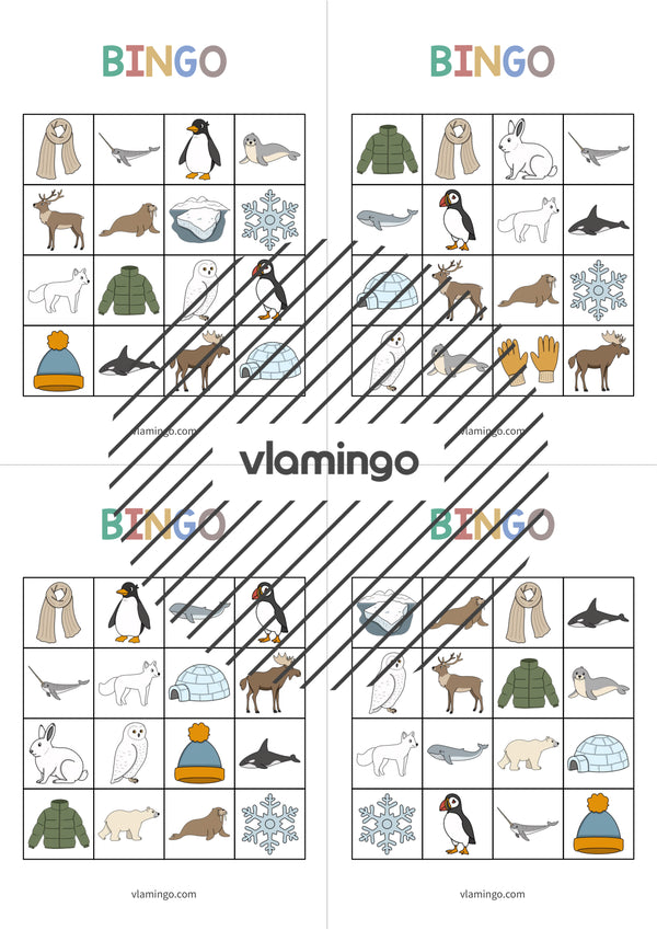 de englisch arctic antarctic bingo 018