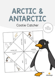 de englisch arctic antarctic cootie catcher 001