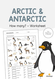 de englisch arctic antarctic how many worksheet 001