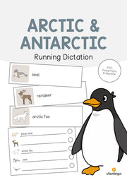 de englisch arctic antarctic running dictation 001