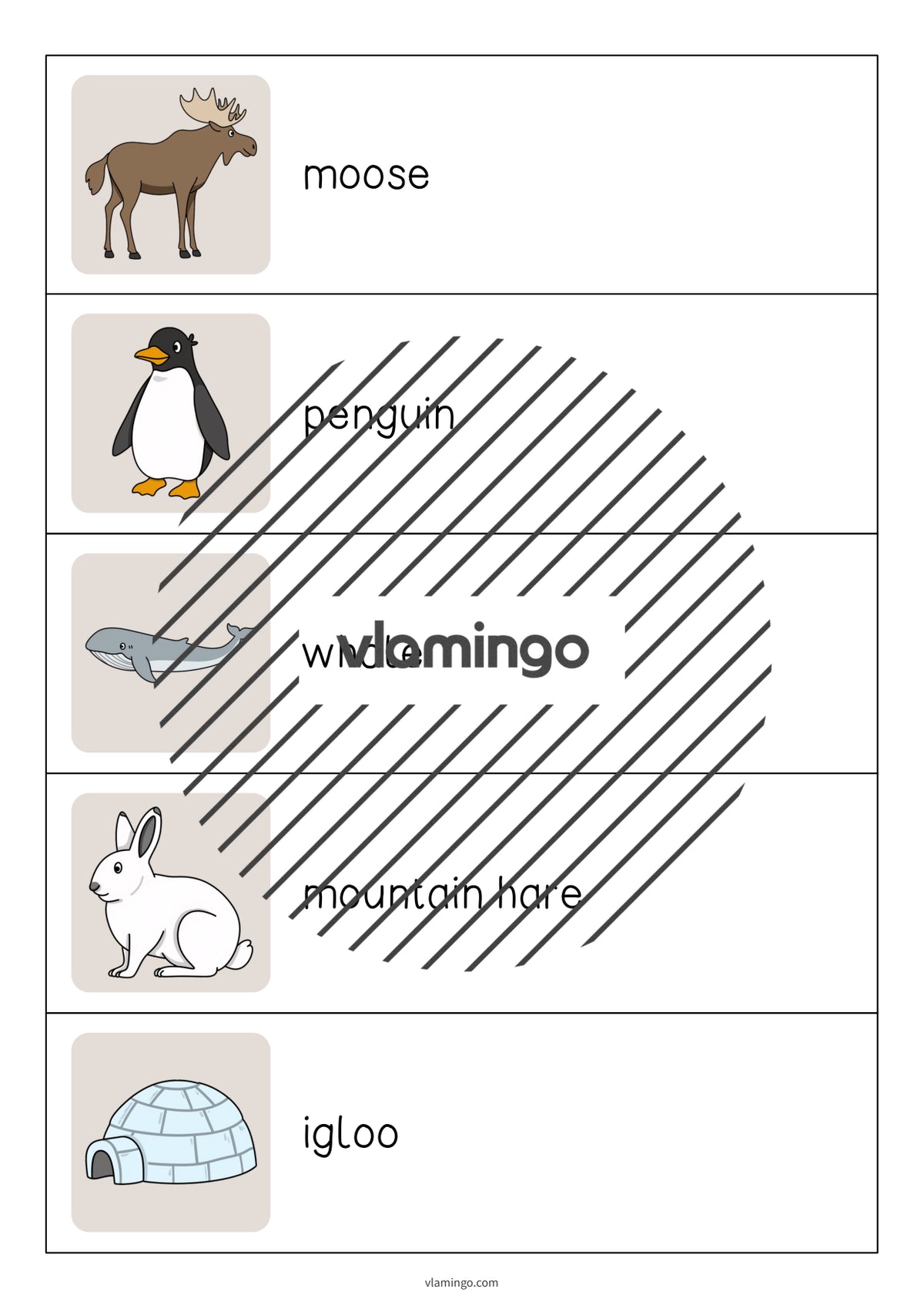 de englisch arctic antarctic running dictation 005