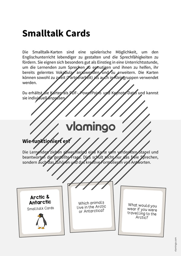 de englisch arctic antarctic smalltalk cards 002