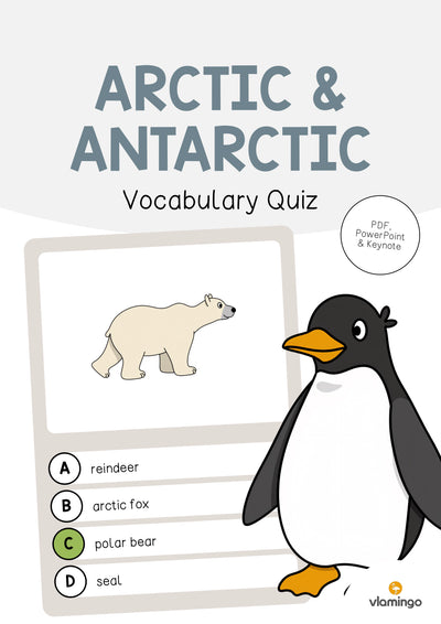 Arctic & Antarctic / Arktis & Antarktis: Vocabulary Quiz (Englisch)