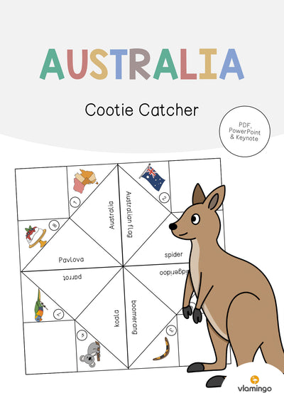Australia / Australien: Cootie Catcher (Englisch)