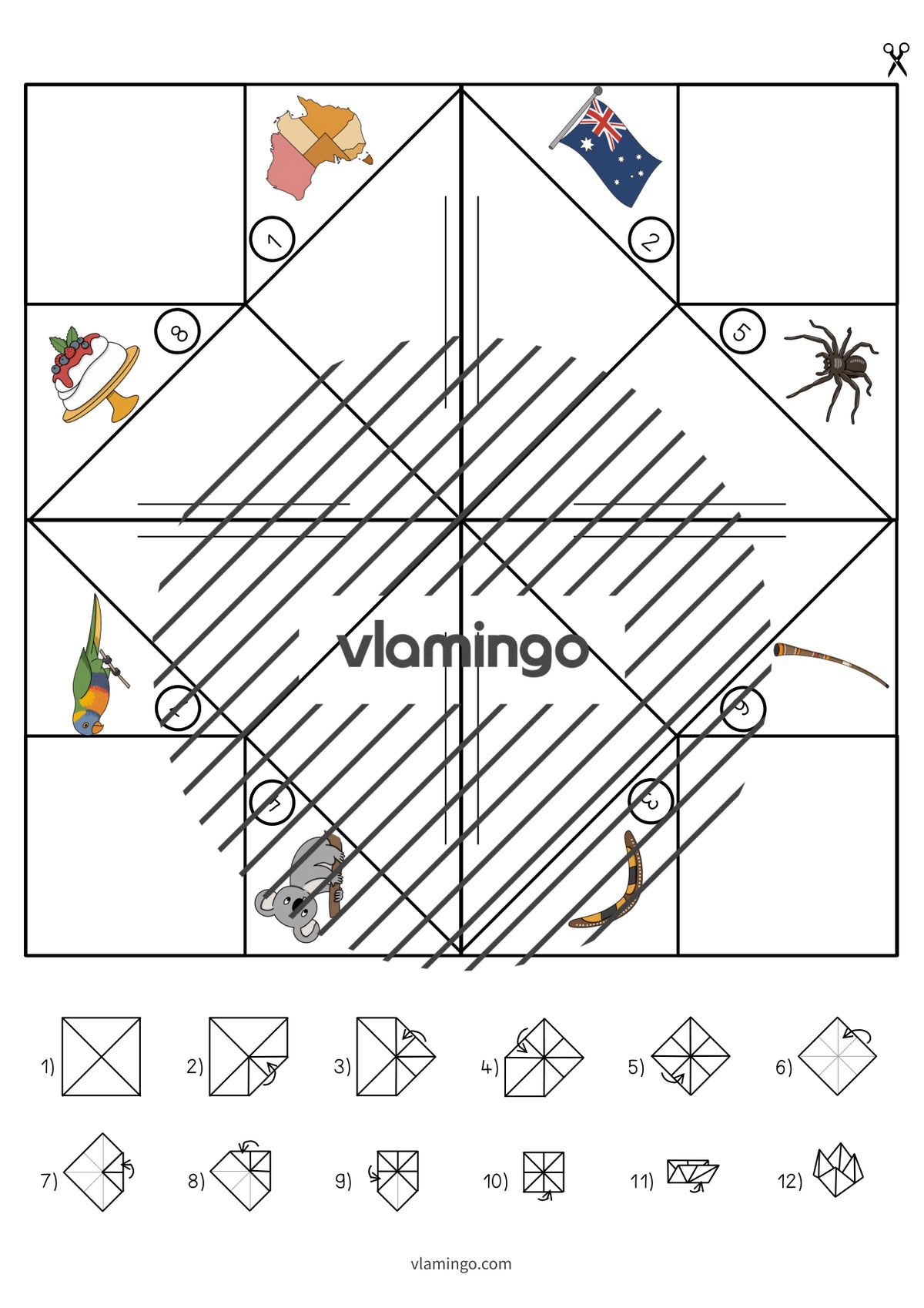 de englisch australia cootie catcher 009