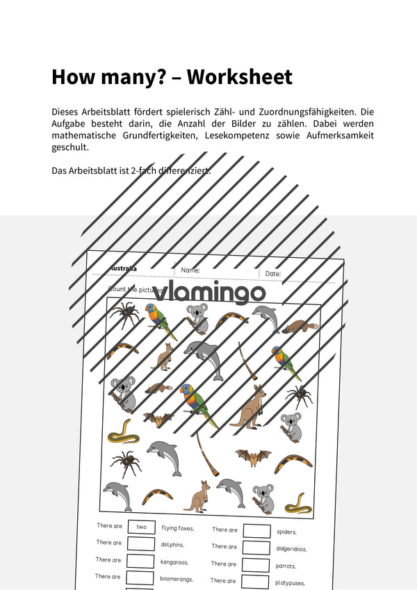 de englisch australia how many worksheet 002