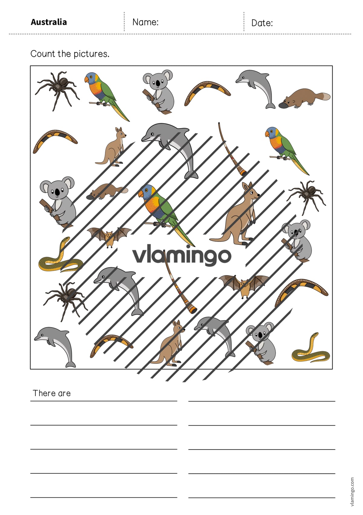 de englisch australia how many worksheet 006
