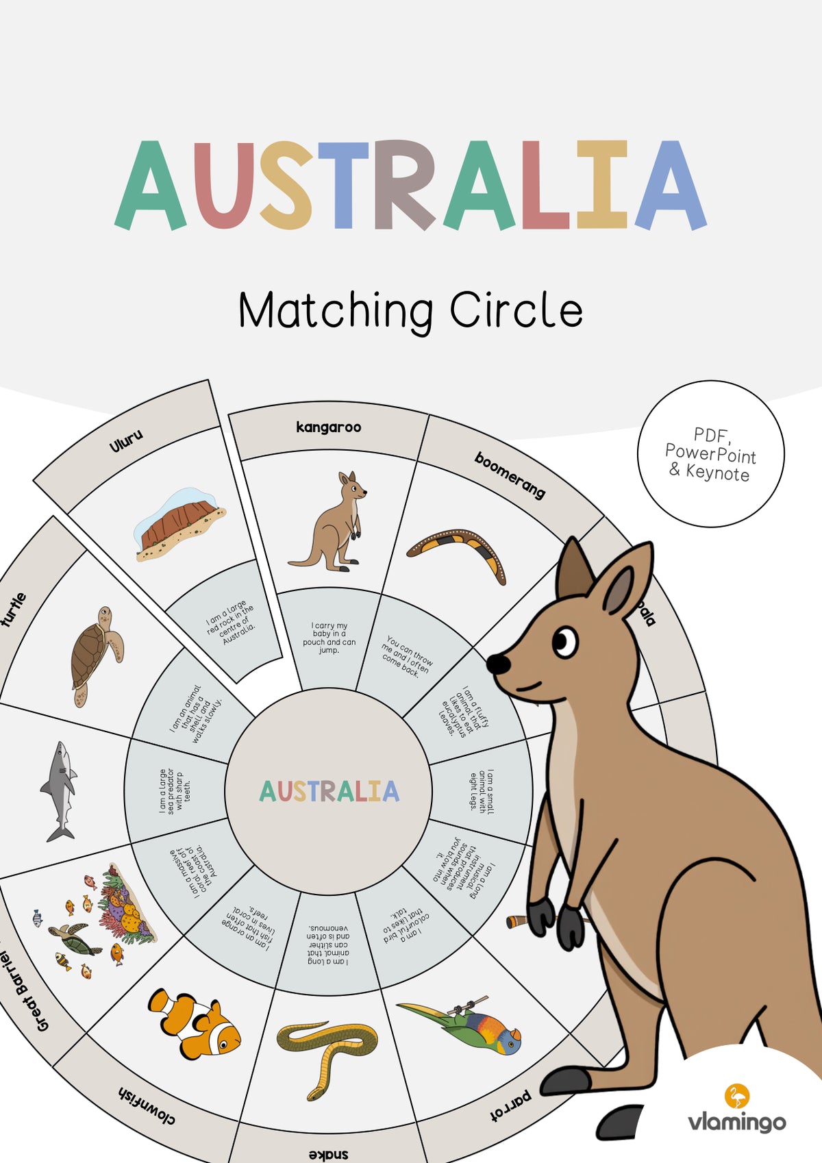 de englisch australia matching circle 001