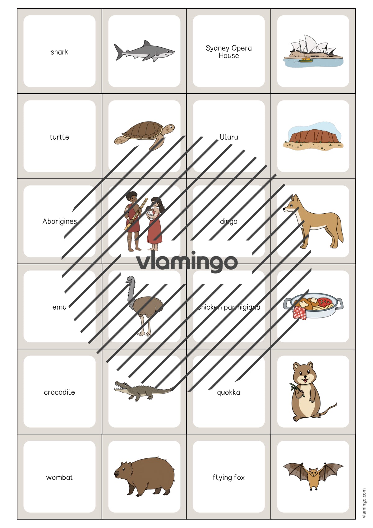 de englisch australia memo game 004