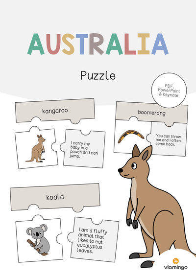 Australia / Australien: Puzzle (Englisch)