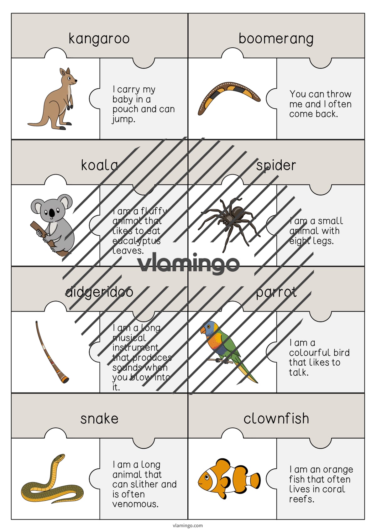 de englisch australia puzzle 003