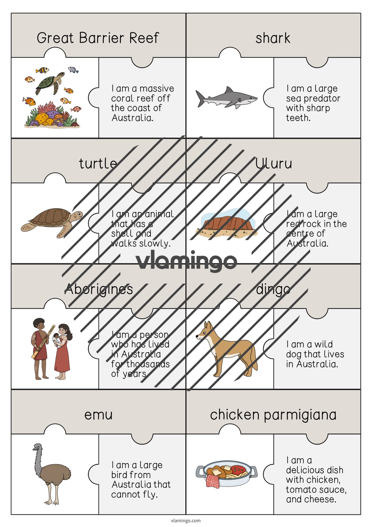 de englisch australia puzzle 004
