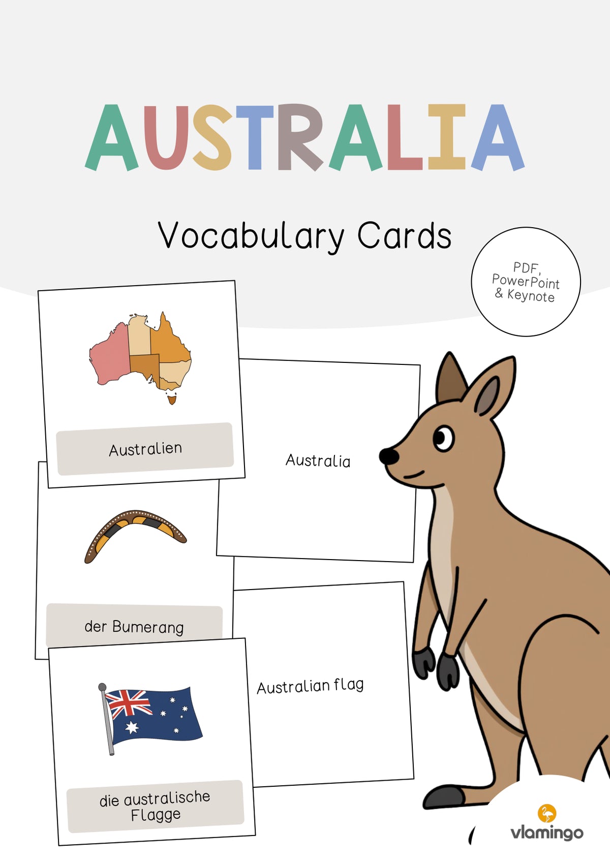 de englisch australia vocabulary cards 001