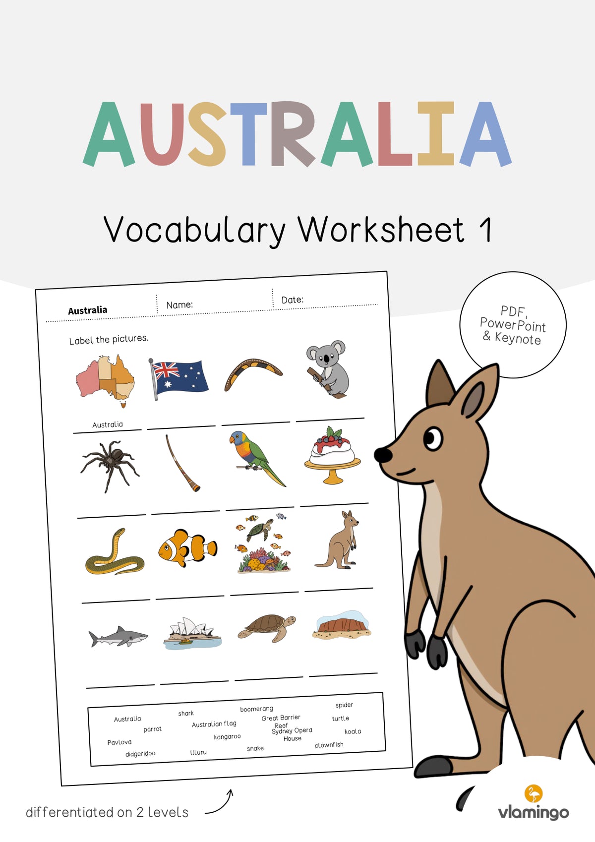 de englisch australia vocabulary worksheet 1 001