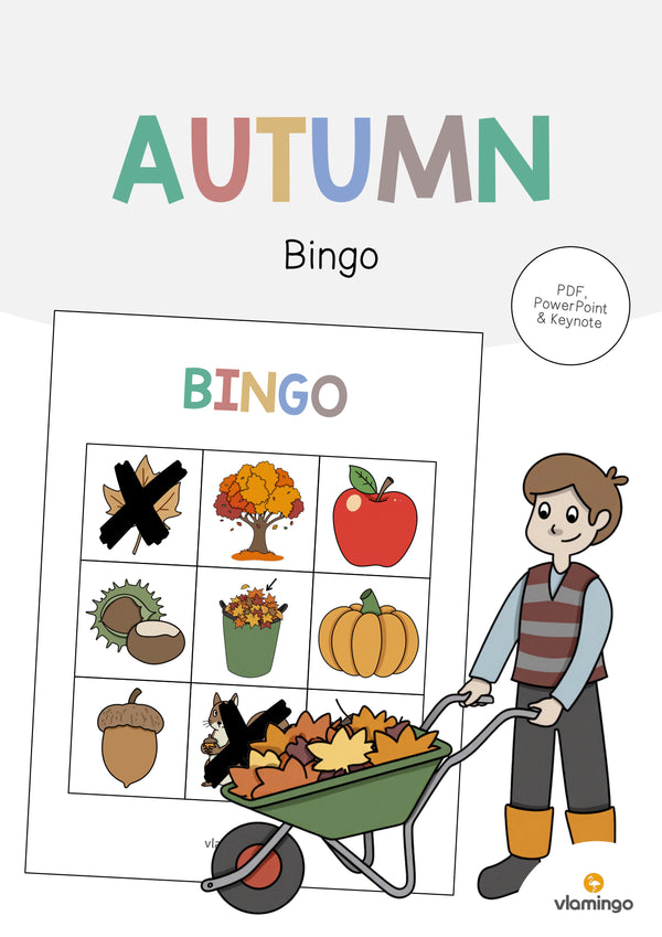 Autumn / Herbst: Bingo für den Englischunterricht