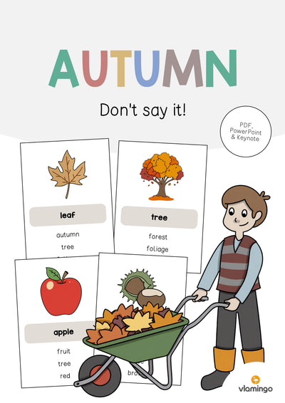 Autumn / Herbst: Don’t say it! (Englisch)