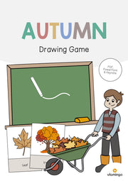 de englisch autumn drawing game 001